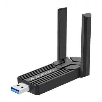 Wozinsky WAX-1800 Adattatore WiFi 6 dual-band wireless USB 3.0 - nero