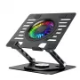 Wozinsky WDCX-X16-AS CoolBase Supporto di raffreddamento RGB per laptop e tablet con rotazione 360° - nero