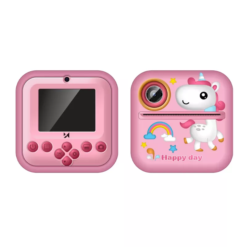 Wozinsky WDT-03 Fotocamera con stampante termica per bambini - rosa