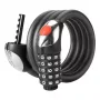ROCKBROS RKS531 Lucchetto a cavo a combinazione a 5 cifre con LED, 180 cm, nero