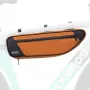 Rockbros TL003 ROAD TO SKY Borsa da telaio impermeabile 2L – arancione