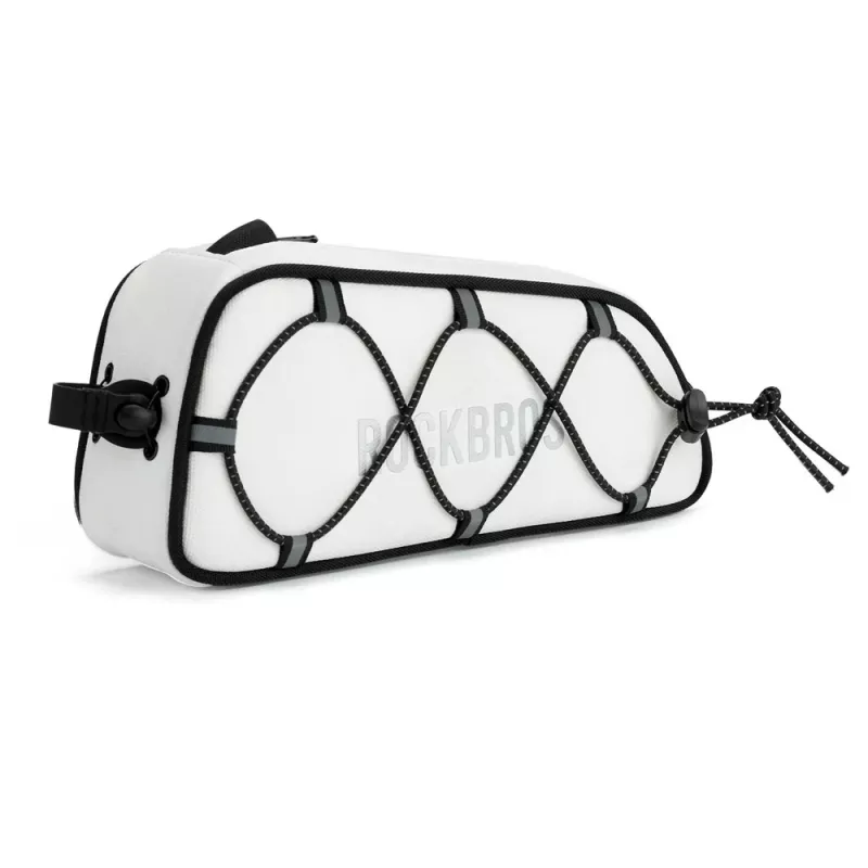 Rockbros TL004 ROAD TO SKY Borsa da telaio impermeabile 0.7L bianco