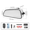 Rockbros TL004 ROAD TO SKY Borsa da telaio impermeabile 0.7L bianco