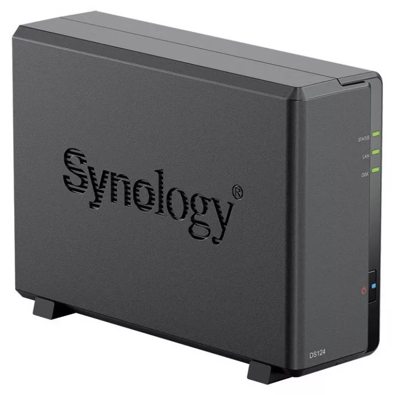Synology DS124 + 1x HAT3310-12T (12TB) NAS desktop 1-Bay