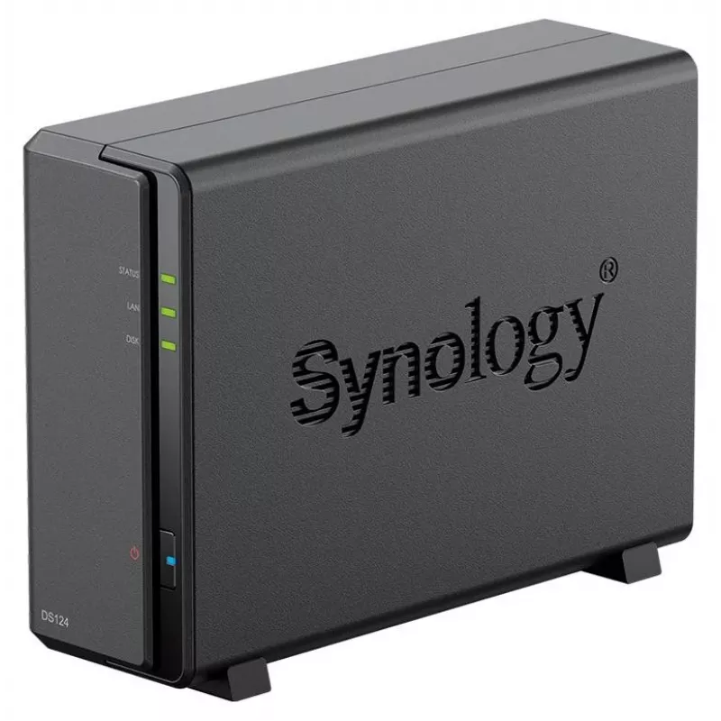 Synology DS124 + 1x HAT3310-12T (12TB) NAS desktop 1-Bay