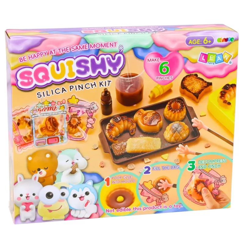 LEAN TOYS Set creativo in plastica per creare biscotti decorativi squishy fai da te