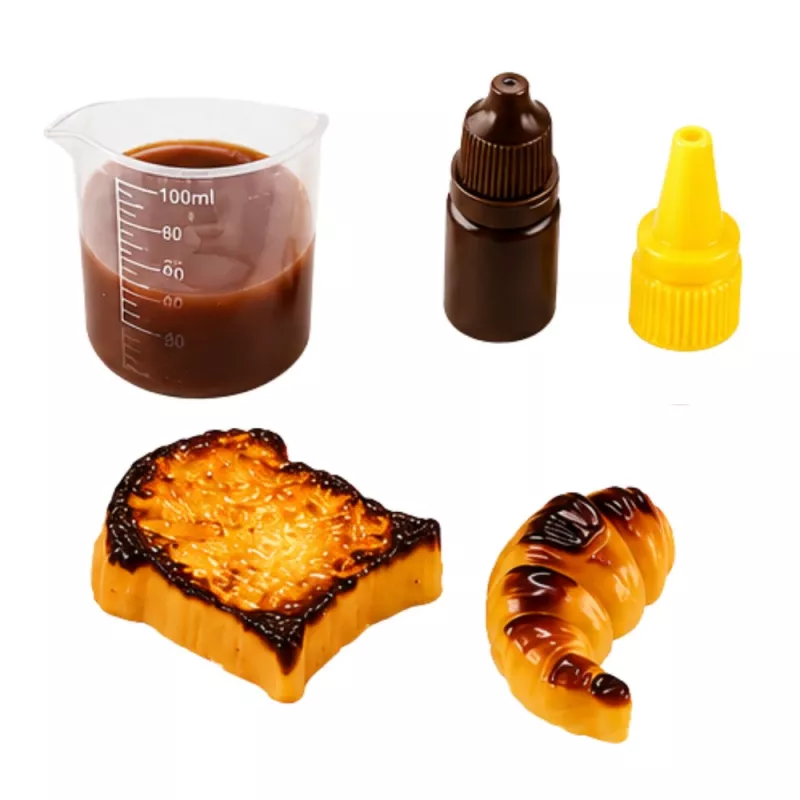LEAN TOYS Set creativo in plastica per creare biscotti decorativi squishy fai da te