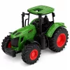 LEAN TOYS Trattore agricolo con rimorchio ribaltabile, ruote in gomma, verde, 1:24