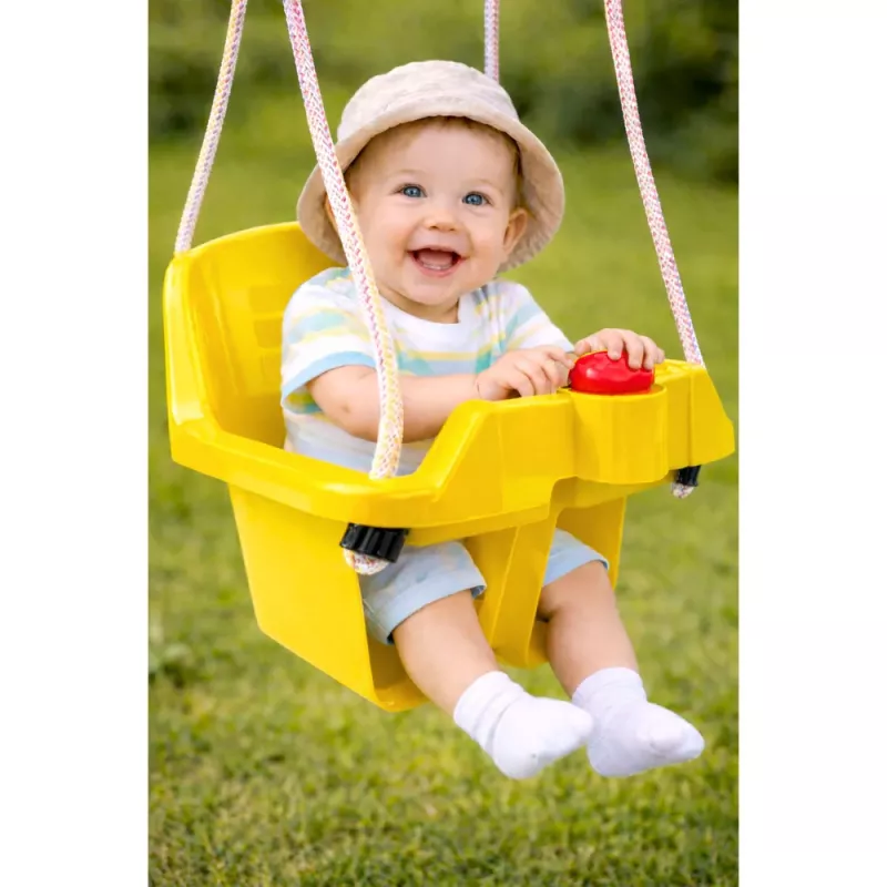 DOREX Altalena a Secchiello per Bambini Giallo 5237