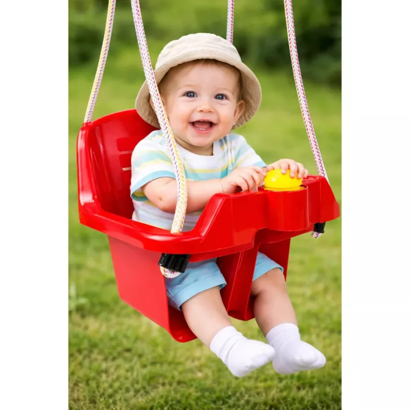 DOREX Altalena a Secchiello per Bambini Rosso 5237