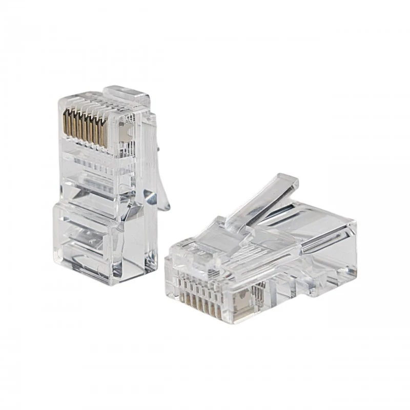 NETRACK RJ45 8P8C UTP Cat5e Connettore maschio confezione da 100