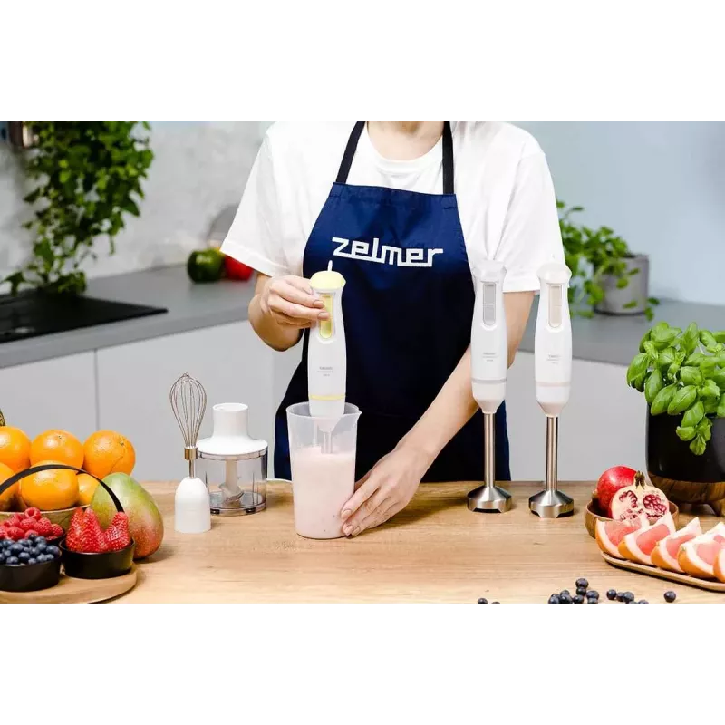 Zelmer ZHB4562S Pulsar Deluxe Max Frullatore a mano grigio