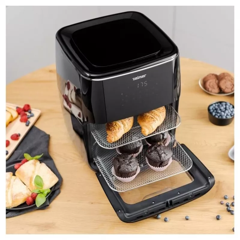 Zelmer ZAF7120 Friggitrice ad aria, nero
