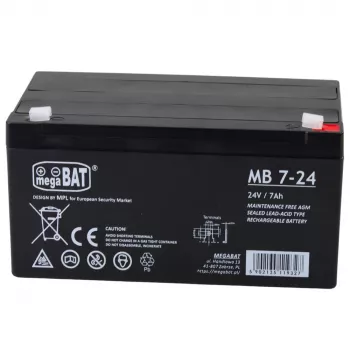 LEAN CARS batteria al gel per veicolo 24V7AH