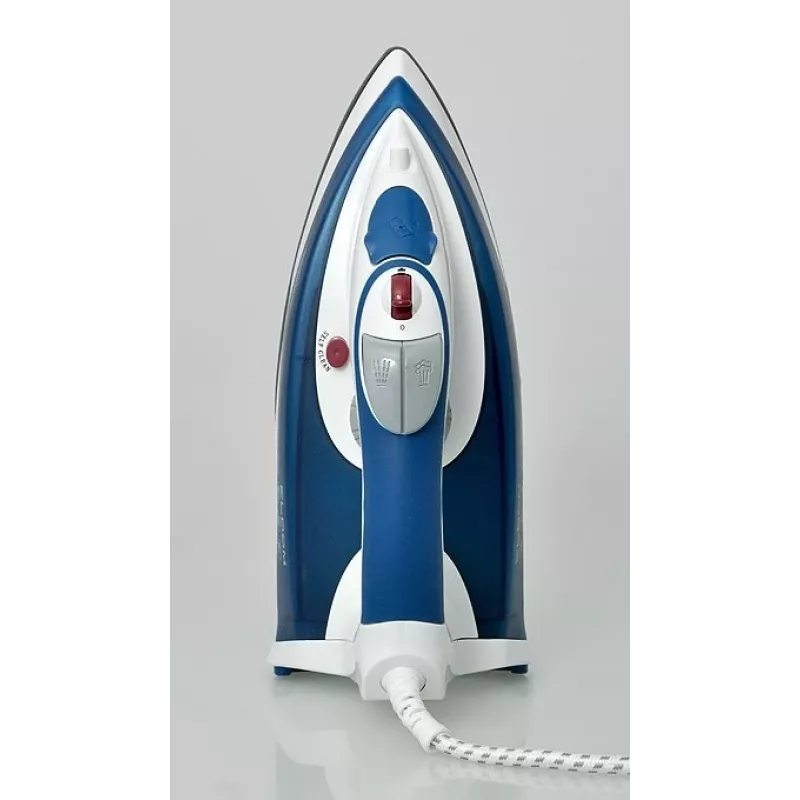 Eldom DA36 Ferro da stiro a vapore con pressa - blu, 2200W, piastra in ceramica