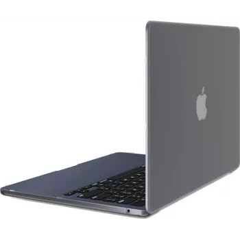 Next One SafeGuard Custodia rigida trasparente fumé per MacBook Air 13 M2 / M3