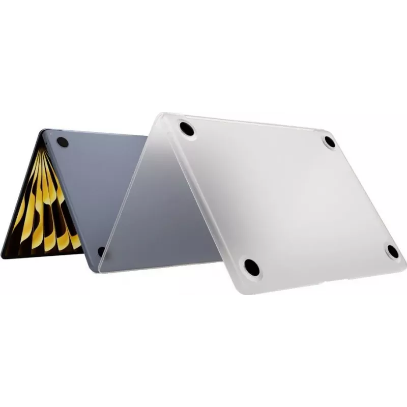 Next One SafeGuard Custodia rigida trasparente fumé per MacBook Air 13 M2 / M3