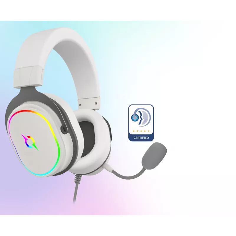 AQIRYS ALTAIR 7.1 RGB Cuffie gaming bianche