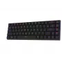 AQIRYS Agena Tastiera meccanica wireless 65% low-profile, switch Gateron Red, nera