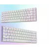 AQIRYS Agena Tastiera meccanica wireless 65% low-profile, switch Gateron Red, bianca