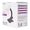 Avide Basic Clipbar Max 60W Lampada da Tavolo con Pinza Nero