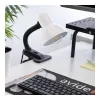 Avide Basic Clipbar Max 60W Lampada da Tavolo con Pinza Nero
