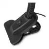 Avide Basic Clipbar Max 60W Lampada da Tavolo con Pinza Nero