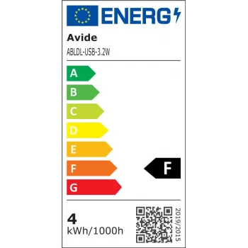 Avide Lampada da Tavolo LED con Funzione Luce Notturna USB 3,2W Dimmerevole