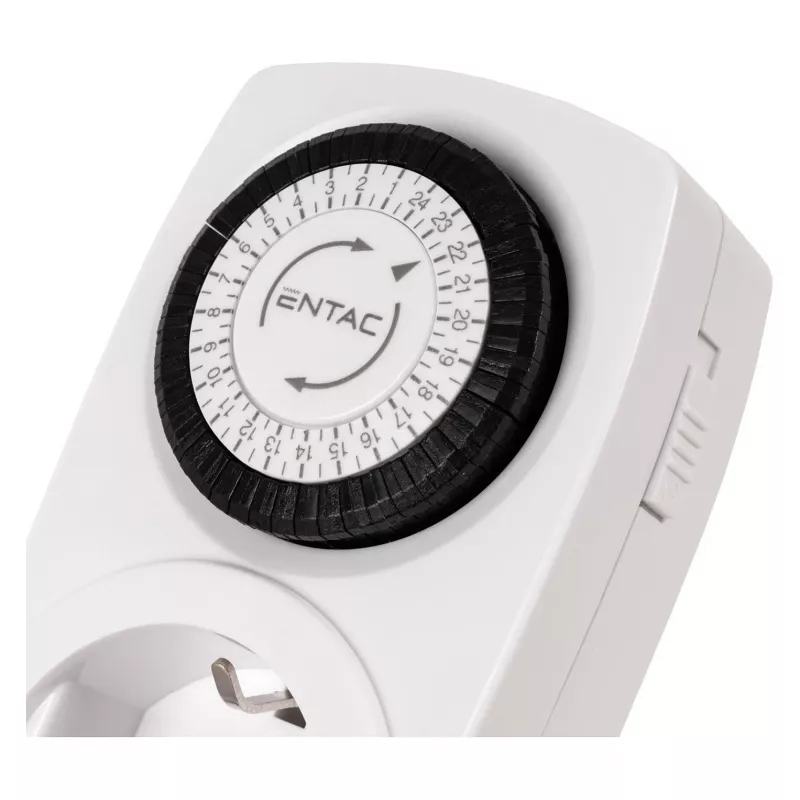 ENTAC Timer Meccanico Mini 24 Ore 24 Programmi