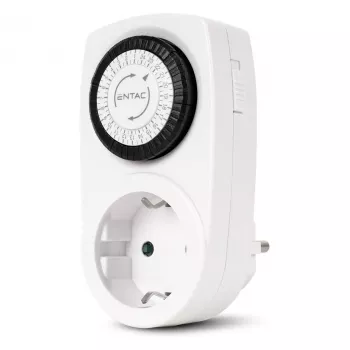 ENTAC Timer Meccanico Mini 24 Ore 24 Programmi