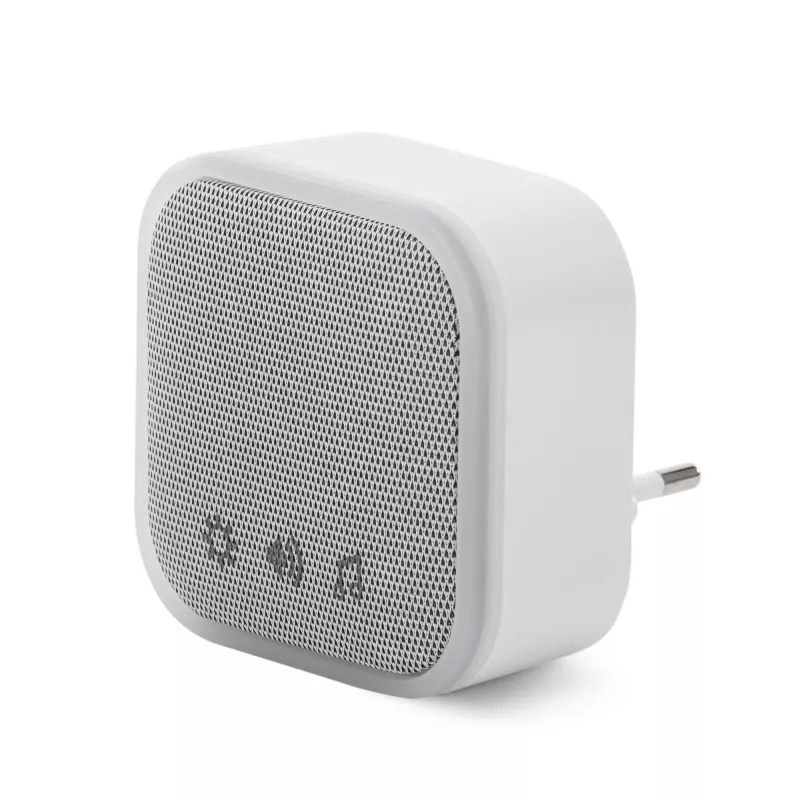 ENTAC Campanello Senza Fili Trasmettitore con Spina AC IP44 con 1x Batteria CR2032