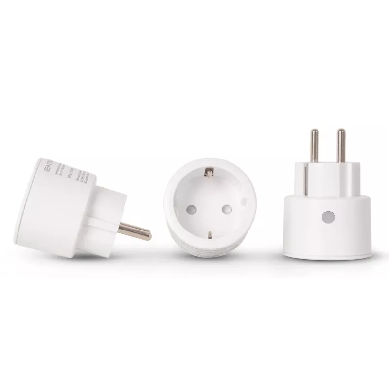 ENTAC Set Prese Elettriche Senza Fili Confezione da 3 Bianche