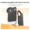 KF Protective Photography Case con supporto obiettivo 58 mm per Apple iPhone 17 Pro Max - nero