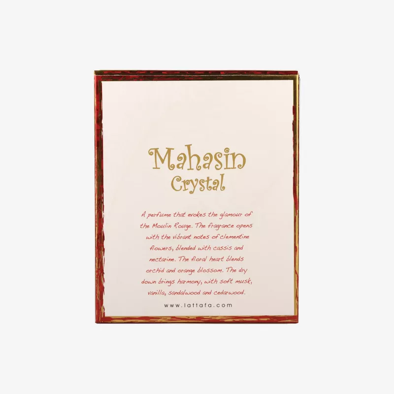 Lattafa Mahasin Crystal Eau de Parfum per donna 100 ml
