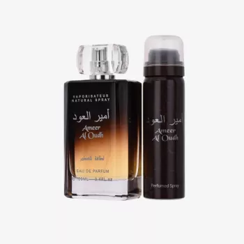 Lattafa Duo Ameer Al Oudh Eau de Parfum 100ml + Parfümspray 50ml set regalo