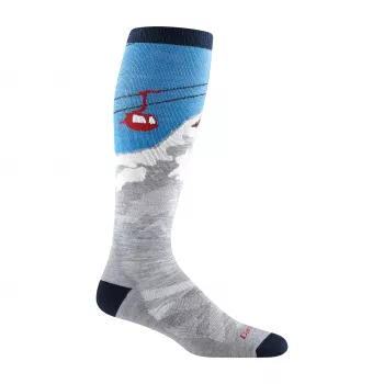Calze in lana merino Darn Tough Heady Yeti OTC Midweight with Cushion - grigio, taglia L