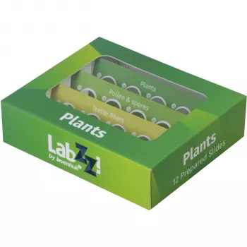 Levenhuk LabZZ P12 Prepared Slides - 12 preparati per microscopi biologici