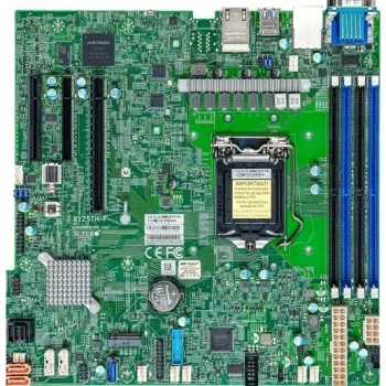 Supermicro X12STH-F-O scheda madre - Micro-ATX - LGA 1200 - Intel C252 - DDR4 - dual 1GbE - IPMI