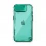 Nillkin Iceblade Prop Case con copertura lenti fotocamera e stand per iPhone 16e / 17e - verde