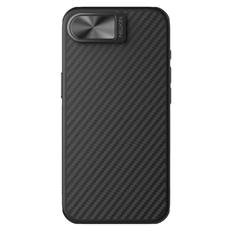 Nillkin CarboProp Magnetic Case con copertura fotocamera e stand per iPhone 16e / 17e - nero