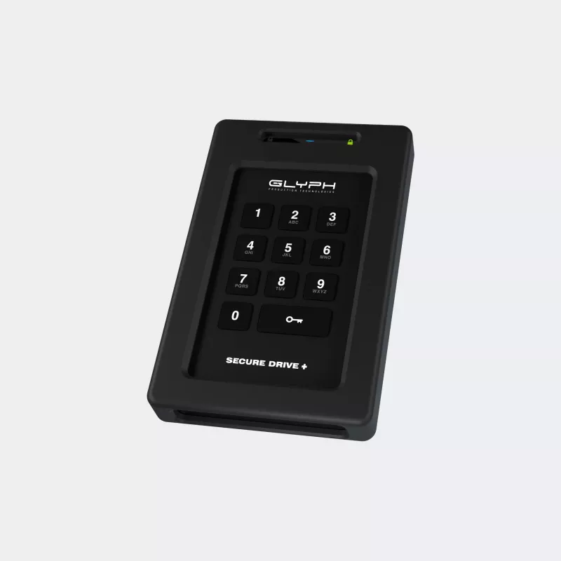 Glyph SecureDrive+ Keypad 4TB SSD cifrato con USB 3.2 Gen 2 Type-C