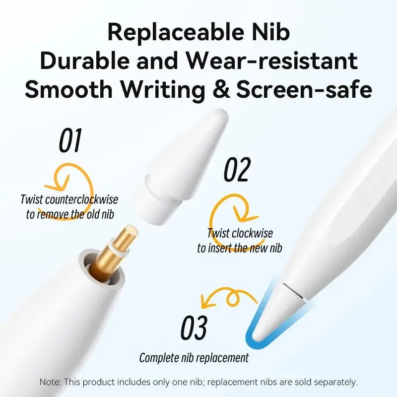 VENTION Active Stylus Pen per iPad con riconoscimento del palmo e sensibilità all'inclinazione - bianco