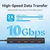 VENTION hub USB-C a USB 3.2 Gen 2 con 100W PD, 0,15m, nero