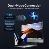 Vention KTMB0 mouse ottico wireless dual-mode 2.4GHz + Bluetooth 5.1, 6 pulsanti, 800-2400 DPI, nero