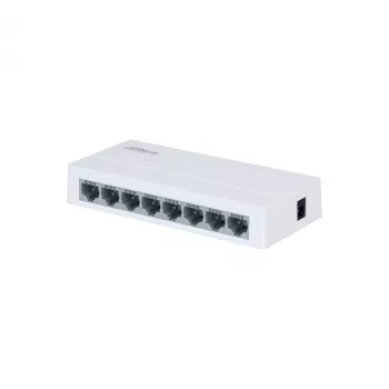 DAHUA PFS3008-8ET-L-V2 Switch desktop non gestito, 8x RJ45 10/100Mbps (senza PoE)