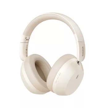 BASEUS BASS 35 MAX cuffie over-ear Bluetooth 5.3 beige