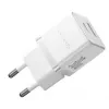 Baseus Palm caricatore da parete USB-C USB-A 30W bianco spina EU