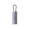 Baseus Metal Gleam hub USB-C 7-in-1 HDMI 4K 60Hz 3x USB 3.0 USB-C PD SD microSD grigio
