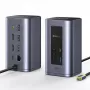 Baseus Air Spacemate hub USB-C 12-in-1, 2x HDMI 4K@60Hz, 2x USB-C 10Gbps, 2x USB-A 5Gbps, 2x USB-A 480Mbps, RJ45, SD/microSD, USB-C PD, grigio