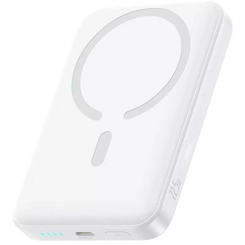 Baseus EnerFill FM11 power bank ultra-mini 10000 mAh 22.5W compatibile MagSafe bianco